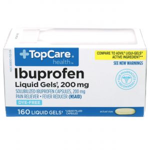 Ibuprofen Liquid Gels Dye-Free 160 Ct