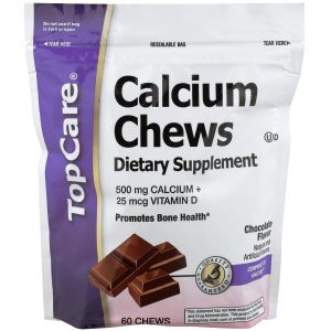 Calcium Chews Chocolate  60 Ct