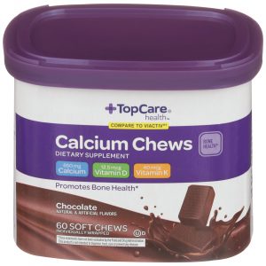Calcium Chews Individually Wrapped Chocolate 60 Ct