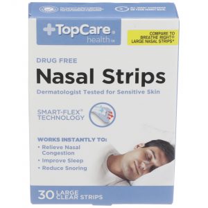 Nasal Strips Clear Large 30 Ct