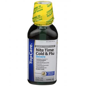 NiteTime Cold & Flu Severe Liquid 12 Oz