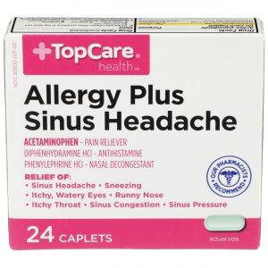 Allergy Plus Sinus Headache Caplet 24 Ct