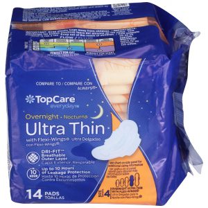 Maxi Pads Overnight Ultra Thin with Wings