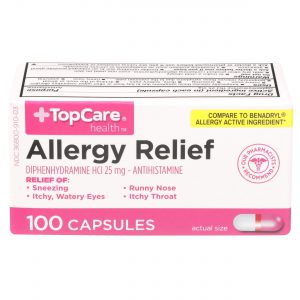Allergy Relief Diphenhydramine Capsule 100 Ct