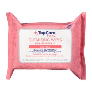 Cleansing Wipes Pink Grapefruit, Oil Free