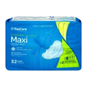 Maxi Pads Long Super With Wings