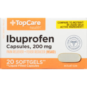 Ibuprofen 200 Mg Pain Reliever/Fever Reducer (Nsaid) Liquid Filled Capsules