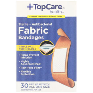 TopCare Health Fabric Bandages Beige 30 ea