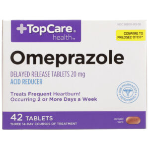 Omeprazole 20 Mg Acid Reducer Delayed Release Tablets