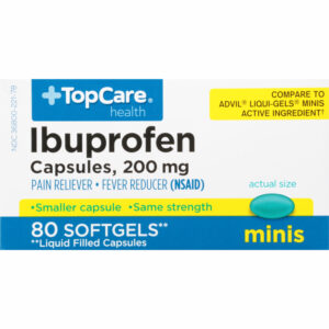 TopCare Health 200 mg Ibuprofen Minis 80 Softgels