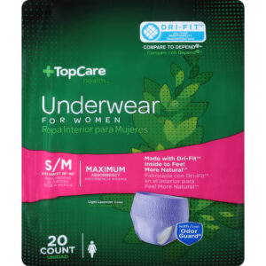 TopCare Health For Women Small/Medium Maximum Underwear S/M 20 ea