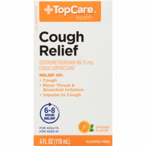 TopCare Health Orange Flavor Cough Relief 4 fl oz