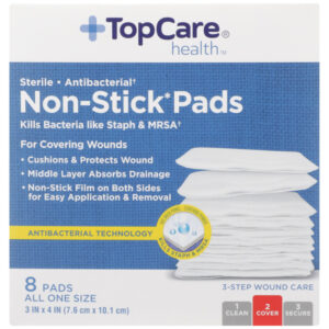 Sterile Antibacterial Non-Stick All One Size Pads