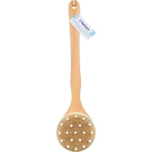 Massaging Bath Brush With Wood Handle