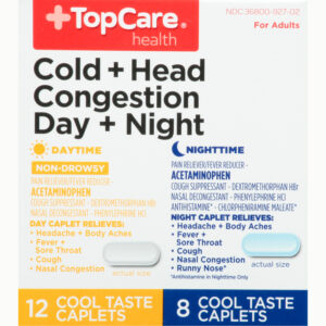 TopCare Health Day + Night Cold + Head Congestion 20 Caplets
