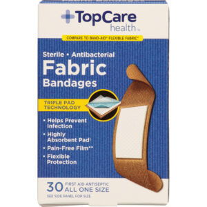 TopCare Health One Size Fabric Bandages 30 ea