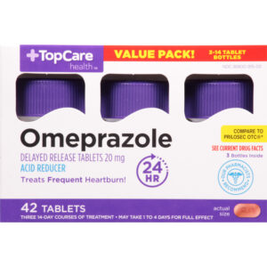 TopCare Health Value Pack! Omeprazole 42 Tablets