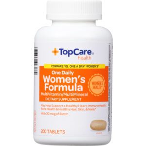 TopCare Health One Daily Women's Formula Multivitamin/Multimineral 200 Tablets