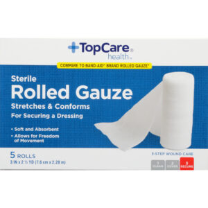 Topcare Health Sterile Rolled Gauze 5 5 ea Box