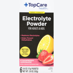 TopCare Health Strawberry Lemonade Electrolyte Powder 6 ea