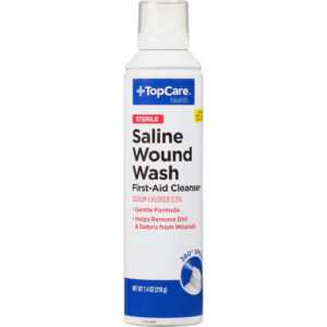 TopCare Health Sterile Saline Wound Wash 7.4 oz