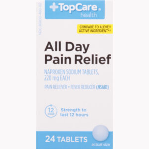 TopCare Health 220 mg All Day Pain Relief 24 Tablets
