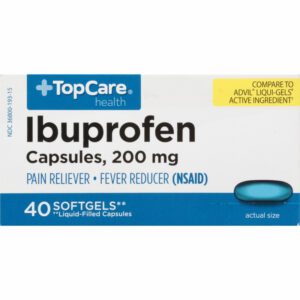 TopCare Health 200 mg Ibuprofen 40 Softgels