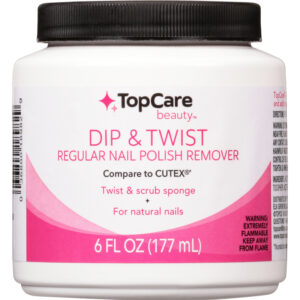 TopCare Beauty Dip & Twists Regular Nail Polish Remover 6 fl oz