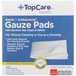 Sterile Antibacterial Gauze All One Size Pads