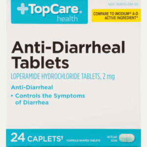 TopCare Health 2 mg Anti-Diarrheal 24 Caplets