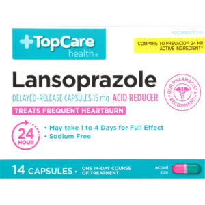 TopCare Health Capsules 15 mg Lansoprazole 14 ea