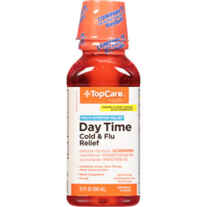 TopCare Health Multi-Symptom Relief Day Time Original Flavor Cold & Flu Relief 12 fl oz