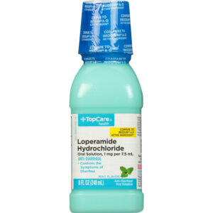 TopCare Health 1 mg Mint Flavor Loperamide Hydrochloride 8 fl oz