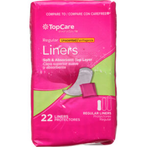 TopCare Everyday Regular Unscented Liners 22 ea