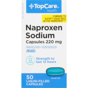 TopCare Health Capsules 220 mg Naproxen Sodium 50 Capsules