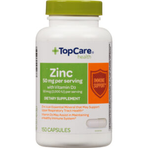 TopCare Health 50 mg Zinc 150 Capsules