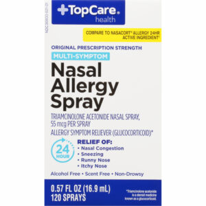 TopCare Health 55 mcg Multi-Symptom Original Prescription Strength Nasal Allergy Spray 0.57 fl oz