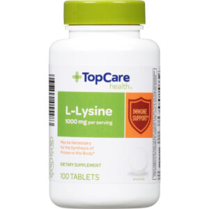 TopCare Health 1000 mg L-Lysine 100 Tablets