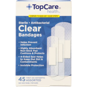 TopCare Health Assorted Clear Bandages 45 ea