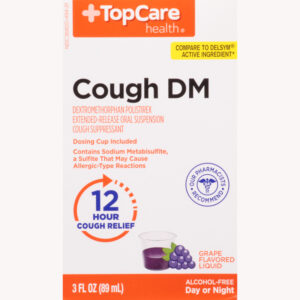 TopCare Health Liquid Grape Flavored Cough DM 3 fl oz