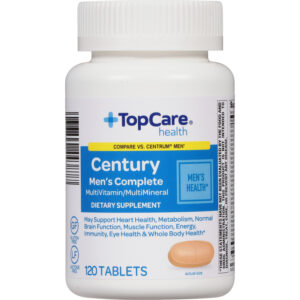 TopCare Health Century Men's Complete Multivitamin/Multimineral 120 Tablets
