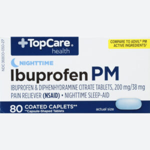 TopCare Health Nighttime Ibuprofen PM 80 Caplets