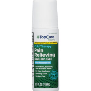 TopCare Health Cold Therapy Roll-On Pain Relieving Gel 2.5 oz