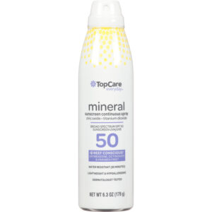 TopCare Everyday SPF 50 Mineral Sunscreen Continuous Spray 6.3 oz