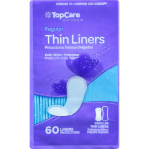 TopCare Everyday Regular Thin Liners 60 ea