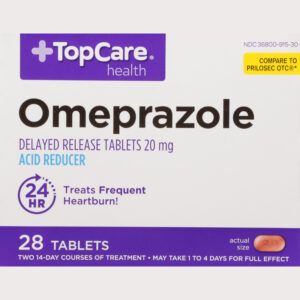 TopCare Health 20 mg Omeprazole Tablets 28 ea
