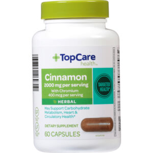 TopCare Health Herbal Capsules 2000 mg Cinnamon 60 ea
