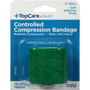 TopCare Health Green Unstretched Controlled Compression Bandage 1 ea