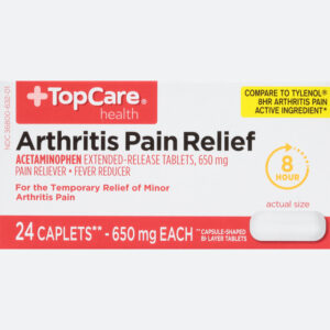 TopCare Health 650 mg Arthritis Pain Relief 24 Caplets