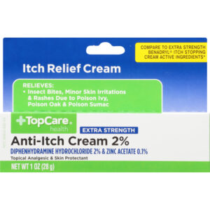 TopCare Health Extra Strength Anti-Itch Cream 2% 1 oz
